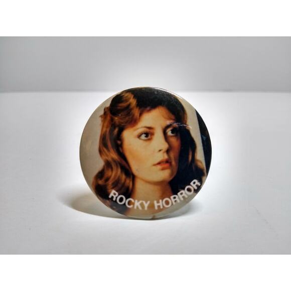 Rocky Horror Picture Show Janet Licensed Button Badge Pin Original 1983 - Picture 3 of 4